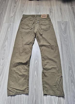 Чоловічі джинси levi's vintage прямого крою, хакі