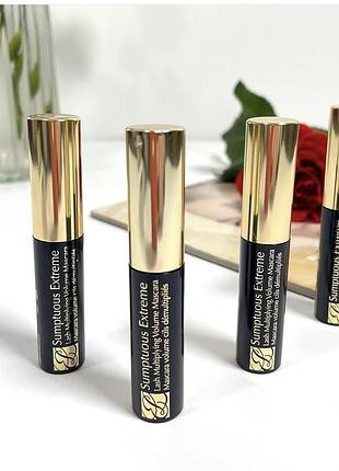 Мініатюра туш 01 extreme black estée lauder sumptuous extreme lash multiplying volume mascara