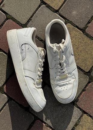 Оригінальні білі кеди calvin klein jeans basket cupsole (розмір 43)