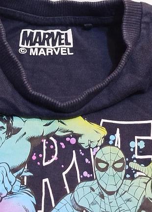 Фирменный лонгслив next marvel 116р 8419 4