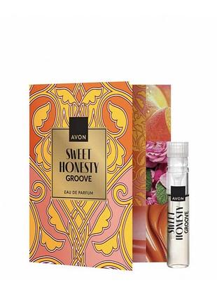 Sweet honesty groove avon , листівка із пробним зразком ейвон