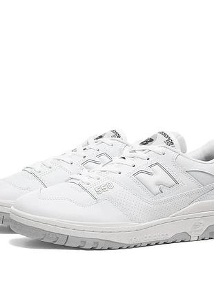 New balance 550  кожаные кроссовки-кеды мужские
