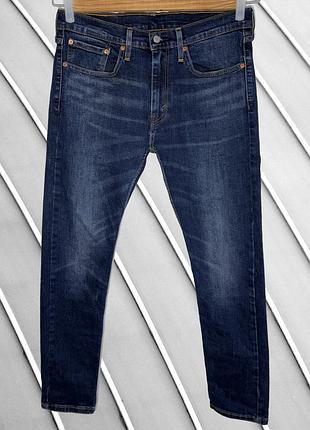 Жіночі джинси levi’s 519 2xl (міжнародний), eu 44 (європейський), uk 16 (британський), ua 50 (український), темно-сині slim fit, висока посадка, стрей