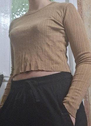 Кофта select размера s (36) бежевого цвета 2