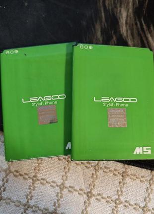 Оригінальний акумулятор (батарея) leagoo bt-513p для leagoo m5 (2300 mah) — 2 шт.