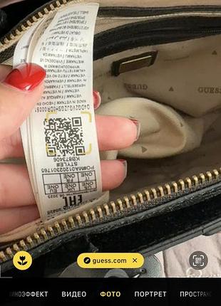 Сумка жіноча guess чорна 5