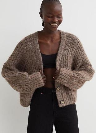 Вовняний кардиган від h&m 2