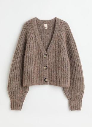 Вовняний кардиган від h&m