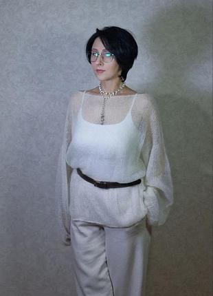 Светр-павутинка з кідмохеру 8