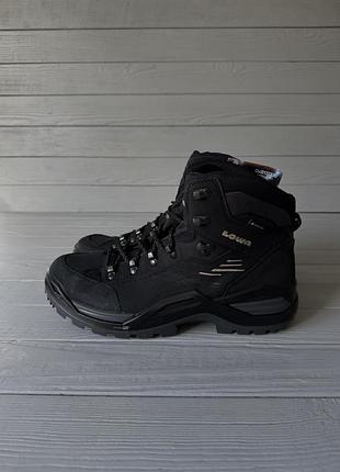 Черевики lowa renegade evo gtx mid у чорному кольорі (deep black)