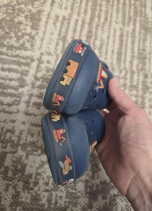 Шльопанці дитячі crocs сині 4