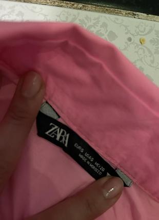 Сорочка рожева zara 6
