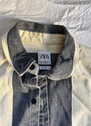 Zara сорочка джинсова чоловіча 2