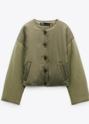 Укороченная куртка zara.