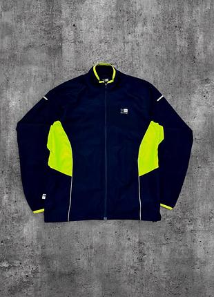Куртка karrimor оригінал темно-синя вітровка каррімор спортивна кофта аутдор неон