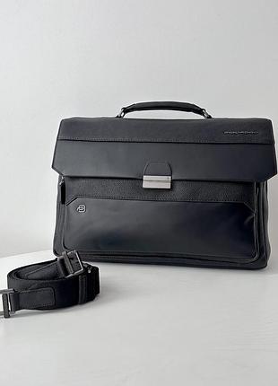 Piquadro чоловіча шкіряна італійська сумка для ноутбука документів сумочка оригінал