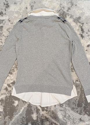 Светр джемпер пуловер 2в1 tommy hilfiger 2