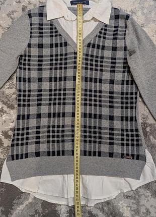 Светр джемпер пуловер 2в1 tommy hilfiger 5