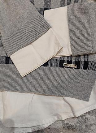 Светр джемпер пуловер 2в1 tommy hilfiger 4