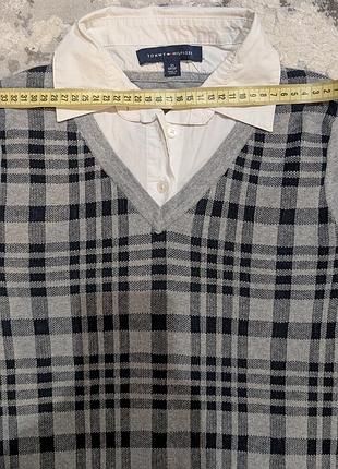 Светр джемпер пуловер 2в1 tommy hilfiger 8