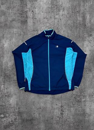Жіноча куртка karrimor оригінал темно-синя вітровка каррімор спортивна кофта аутдор блакитна