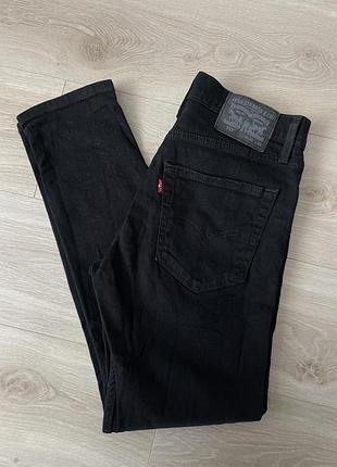 Чоловічі джинси levi’s 512 slim taper w31 l30 / чорні оригінальні джинси левіс