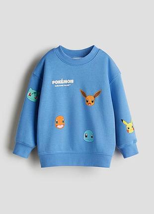 Кофта, свитшот h&amp;m pokemon 6-8 лет