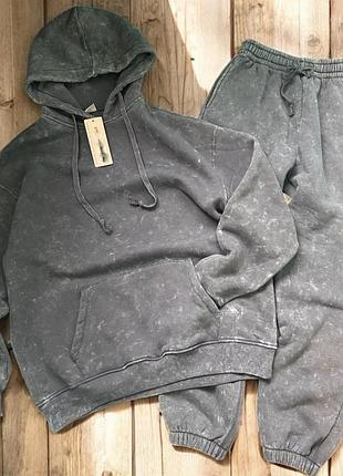 Продам теплый костюм 46-48р флис оверсайз