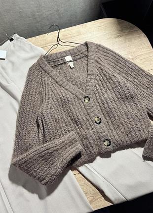 Вовняний кардиган від h&m 4