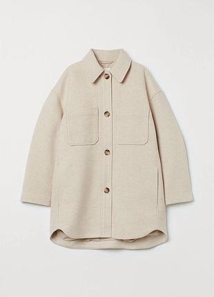 Подовжена курточка-сорочка h&m