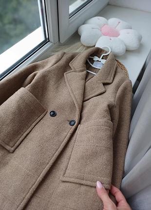 Пальто шерстяне zara 7
