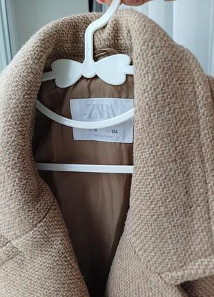 Пальто шерстяне zara 5