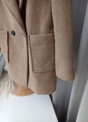 Пальто шерстяне zara 4