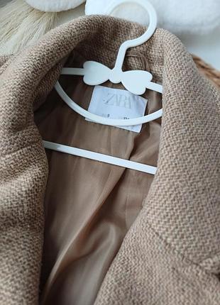 Пальто шерстяне zara 9