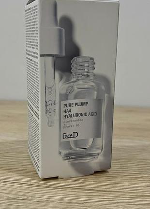Faced сироватка faced pure plump ha4 зміцнювальна з гіалуроновою кислотою 30 мл