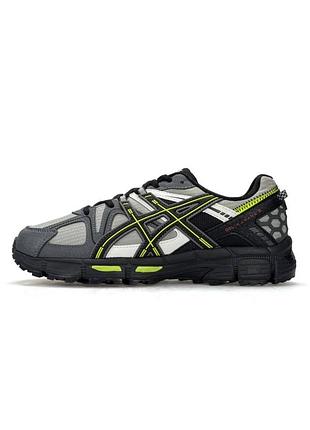Кросівки asics gel kahana 8 m gtx grey black lime