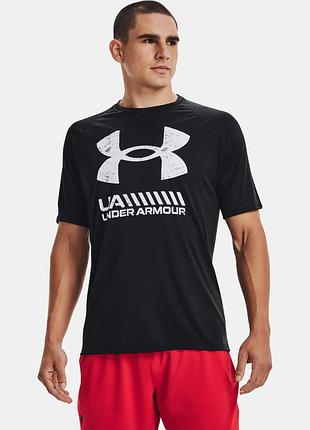 Спортивна чоловіча  футболка від under armour биг лого
