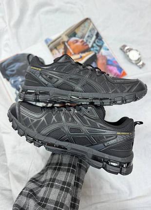 Р.41-45 asics gel-kayano 20 black gore tex, термо артикул 1057