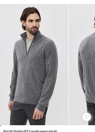 Cashmere quarter zip sweater vince 2