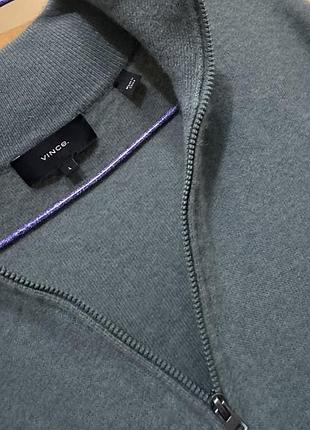 Cashmere quarter zip sweater vince 8