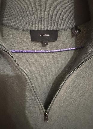 Cashmere quarter zip sweater vince 6