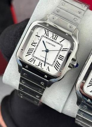 Часы наручные santos silver-white