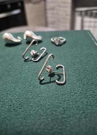 Серьги серебряные 925 s