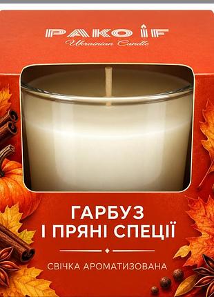 Свічка декоративна осінь
