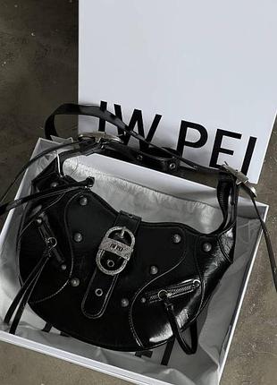 Сумка жіноча jw pei tessa crushed shoulder bag чорна