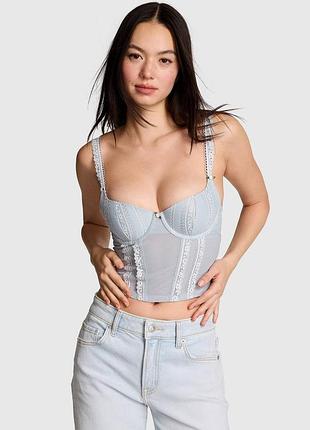 Корсетный топ victoria's secret pink