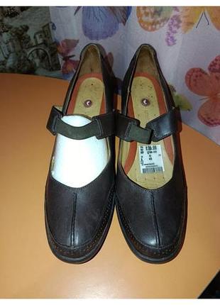 Туфли натуральная кожа clarks 2