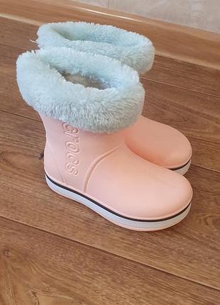 Зимние сапоги crocs crocband winter boot (размер c11 / 28) оригинал
