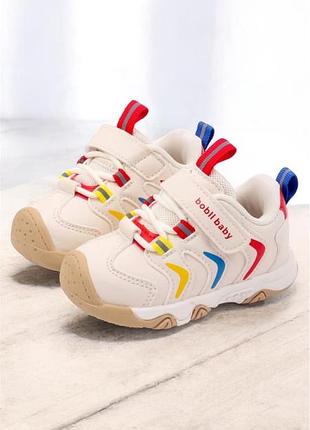 Кросівки для хлопчиків bobli baby білі 19 розмір
