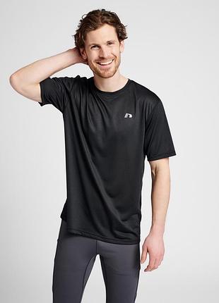 Чоловіча спортивна чорна футболка newline розмір xl-xxl
